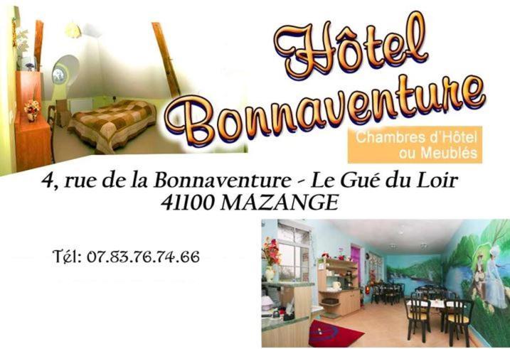 Hotel De La Bonnaventure Mazange Exterior foto